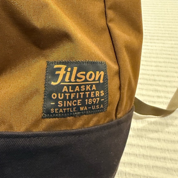 Filson Carmel and Brown Drawstring Backpack - Picture 7 of 10